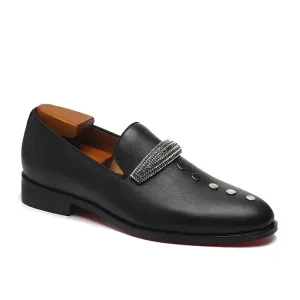 Handmade Red Bottom Men's Loafers Shoes