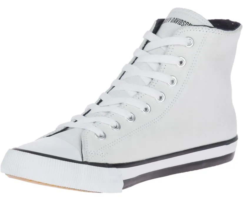 Harley-Davidson® Baxter White Leather Sneakers | D93679