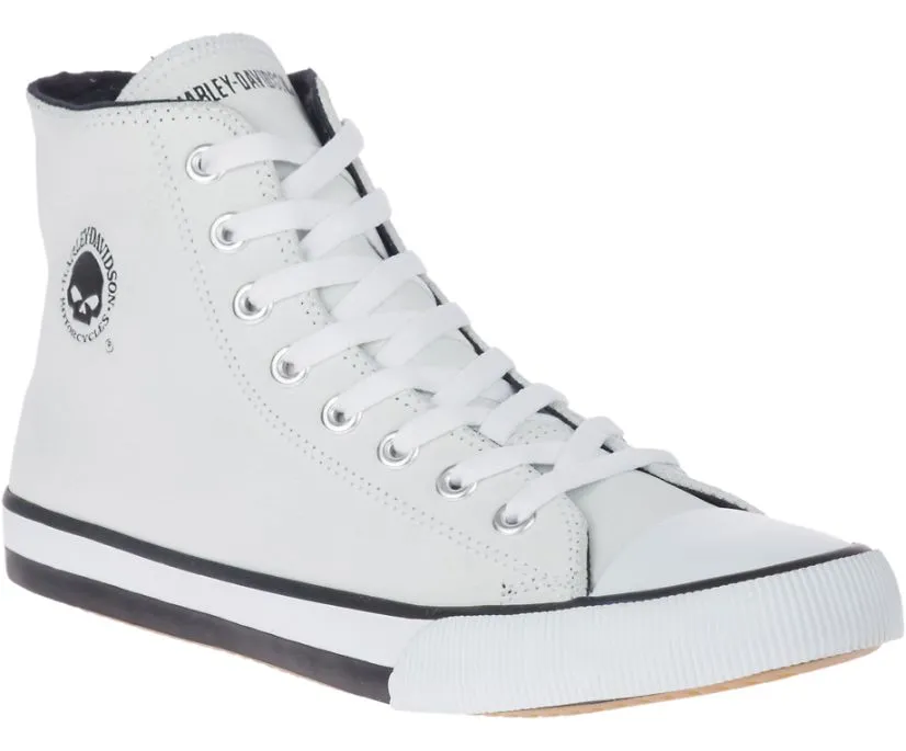 Harley-Davidson® Baxter White Leather Sneakers | D93679