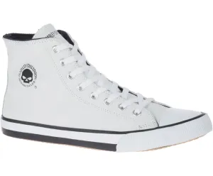 Harley-Davidson® Baxter White Leather Sneakers | D93679