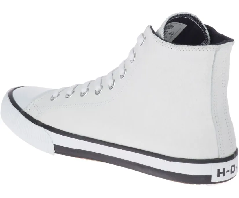 Harley-Davidson® Baxter White Leather Sneakers | D93679