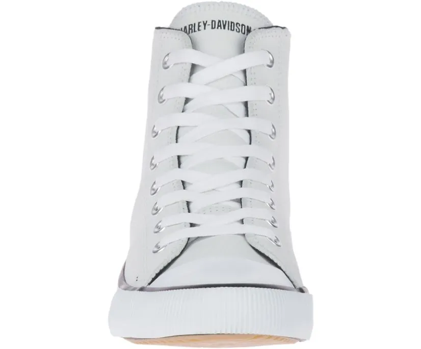 Harley-Davidson® Baxter White Leather Sneakers | D93679