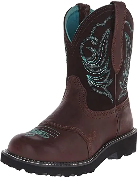High Quality Genuine Leather Embroidered Cowboy Boots