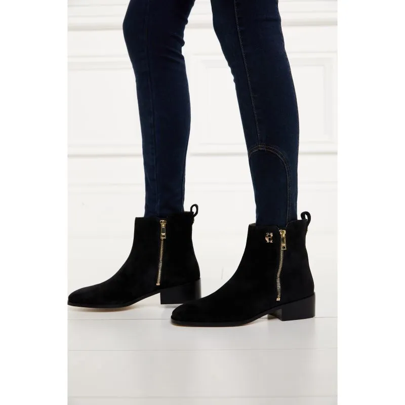 Holland Cooper Zip Chelsea Ladies Boot - Black