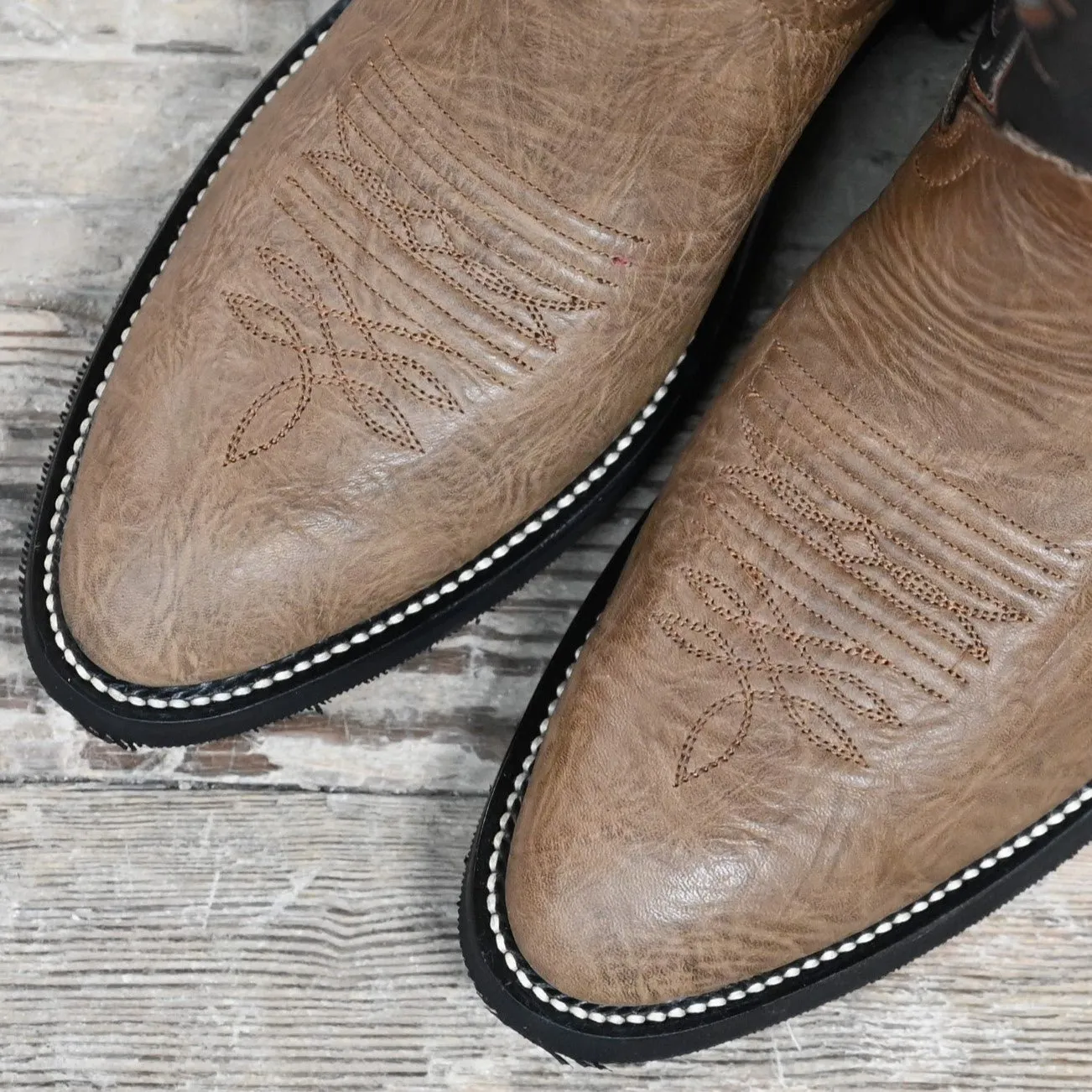 Honcho Men's 13" Oily Taurus Leather Boot W/Brown Vamp