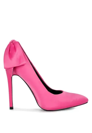 HORNET Satin Stiletto Pump Sandals