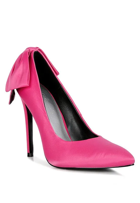 HORNET Satin Stiletto Pump Sandals