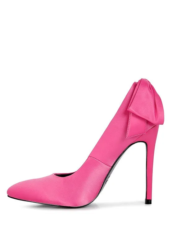 HORNET Satin Stiletto Pump Sandals