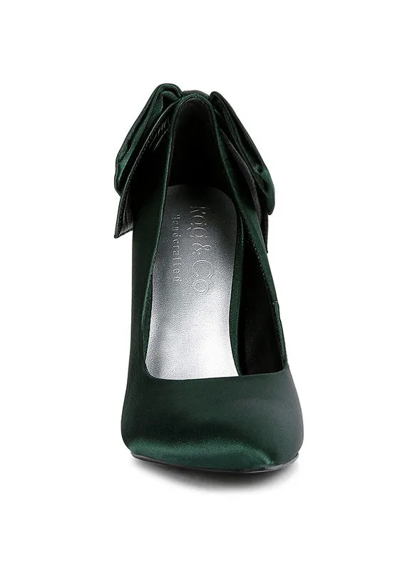 HORNET Satin Stiletto Pump Sandals