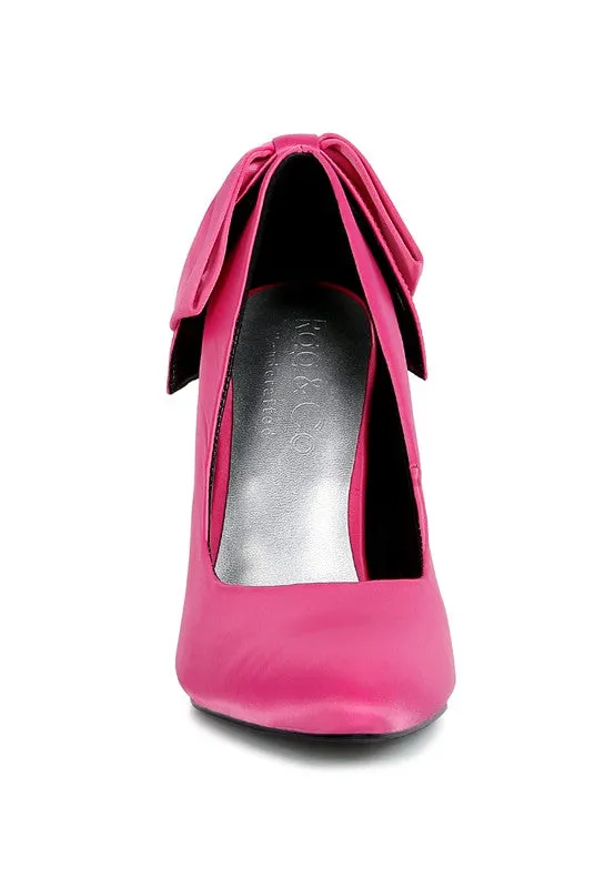 HORNET Satin Stiletto Pump Sandals