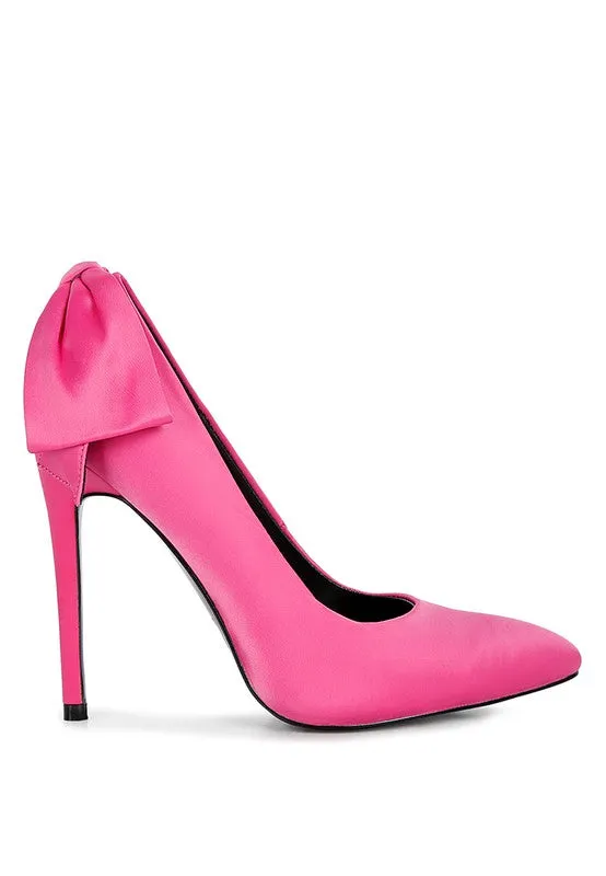 HORNET Satin Stiletto Pump Sandals