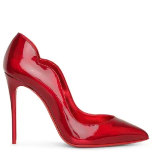 Hot Chick 100 patent red pumps