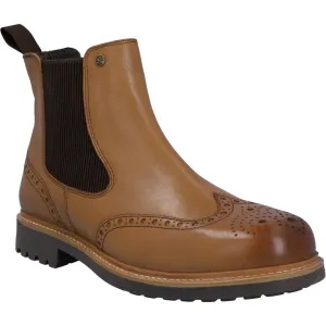 Hunter Mens Tan HFRMGB0040514-TAN Cawdor Brogue Dealer Boots