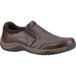 Hush Puppies Donald Slip On Leather Shoes