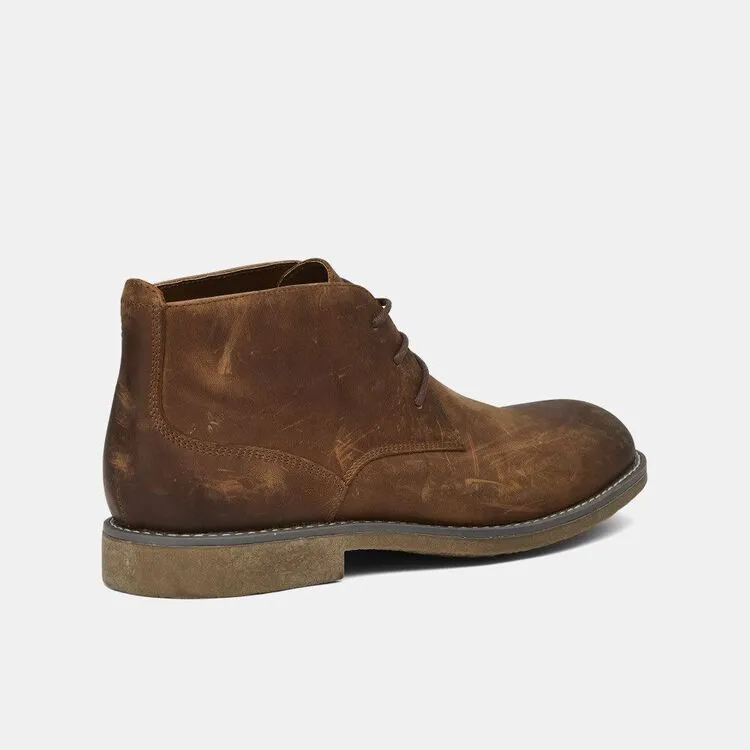 Hush Puppies Thorn Suede Chukka Boot - Mahogany