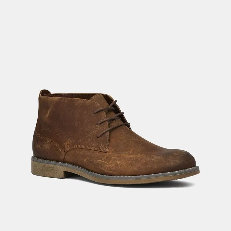 Hush Puppies Thorn Suede Chukka Boot - Mahogany
