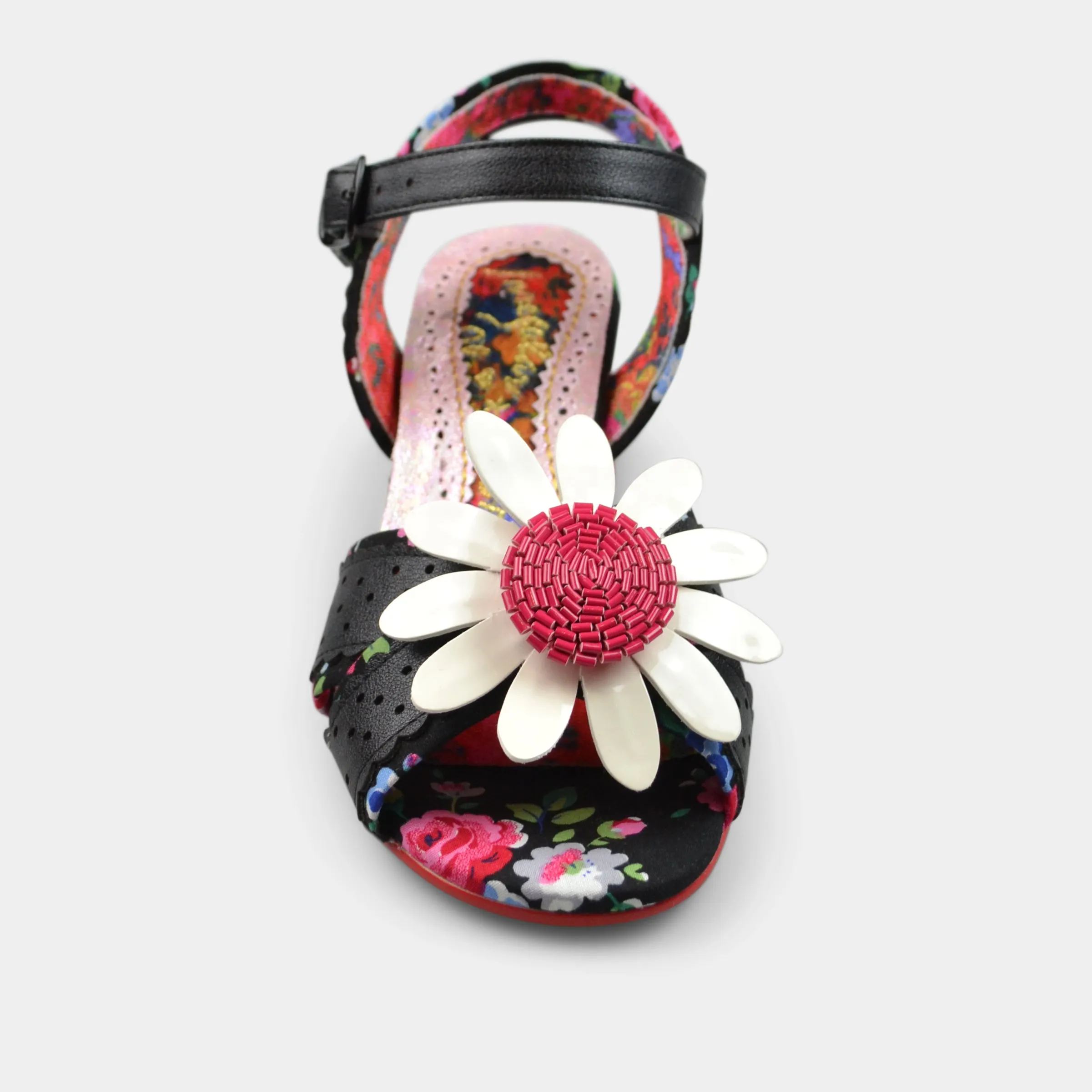 IRREGULAR CHOICE FLOWER VARIETY GIRL IN BLACK