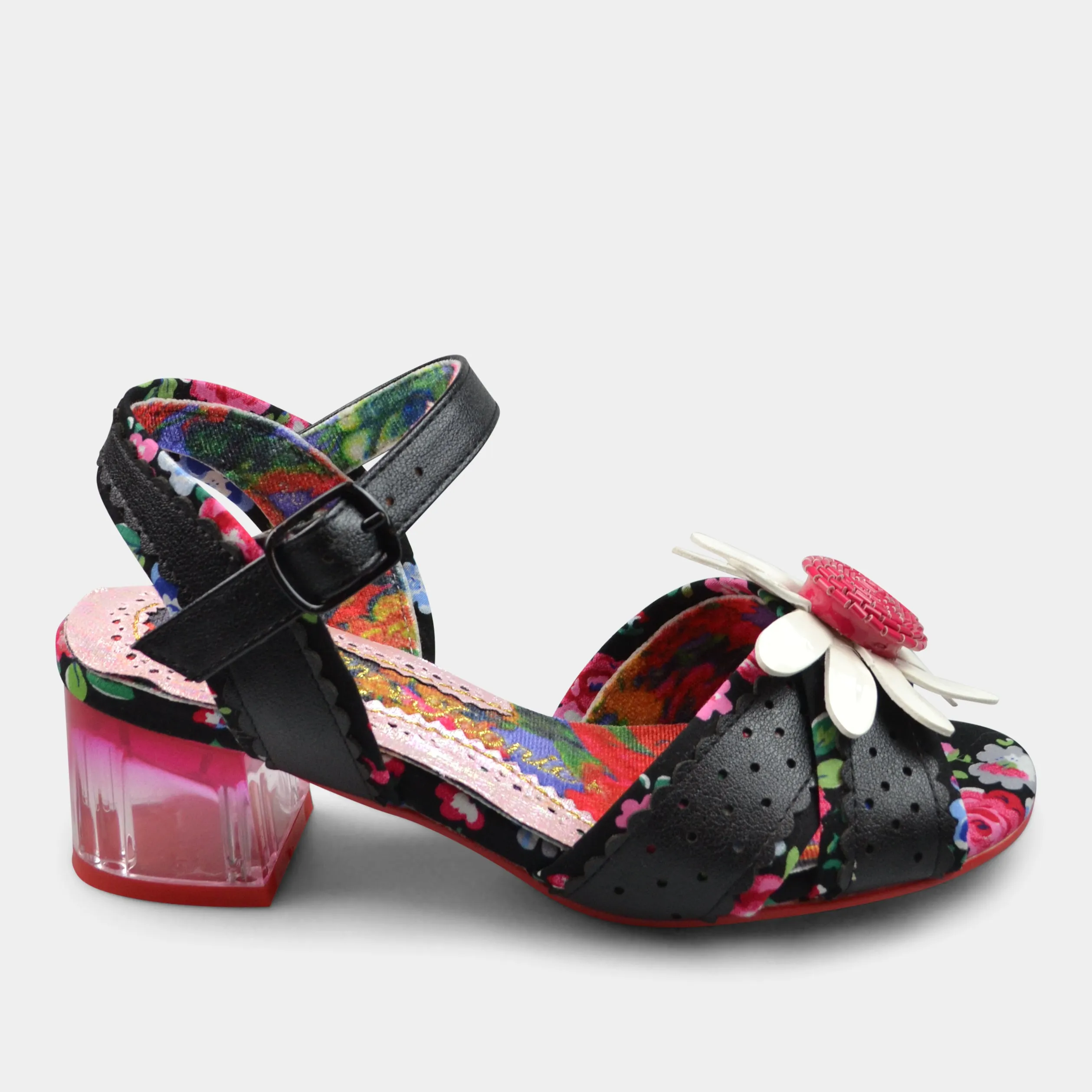 IRREGULAR CHOICE FLOWER VARIETY GIRL IN BLACK