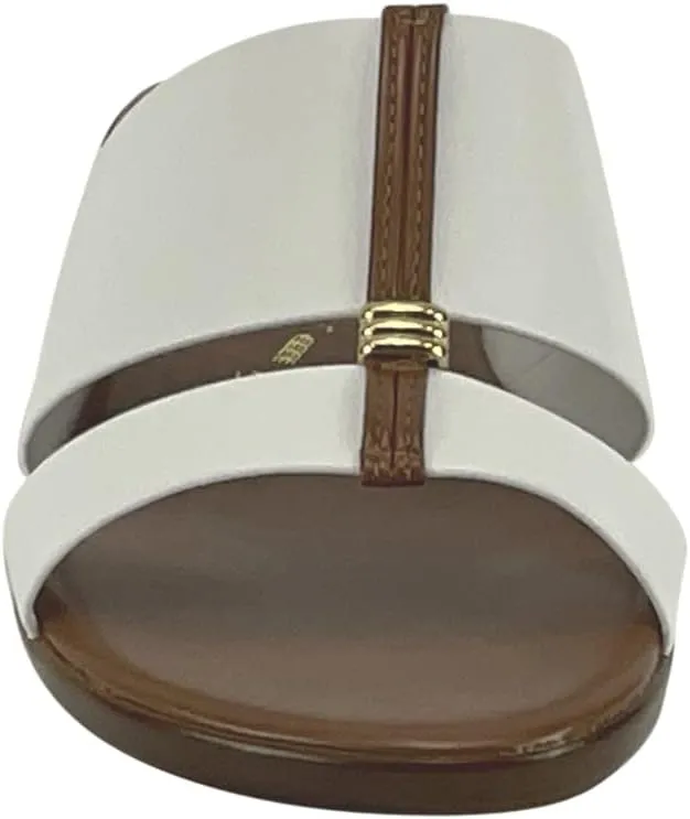 ITALIAN Shoemakers Women's Sofy Wedge Sandal, Comfort Casual Open Toe  Made in Italy, 1.5" Heel