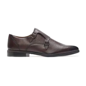 Jack Double Monk Strap // Brown