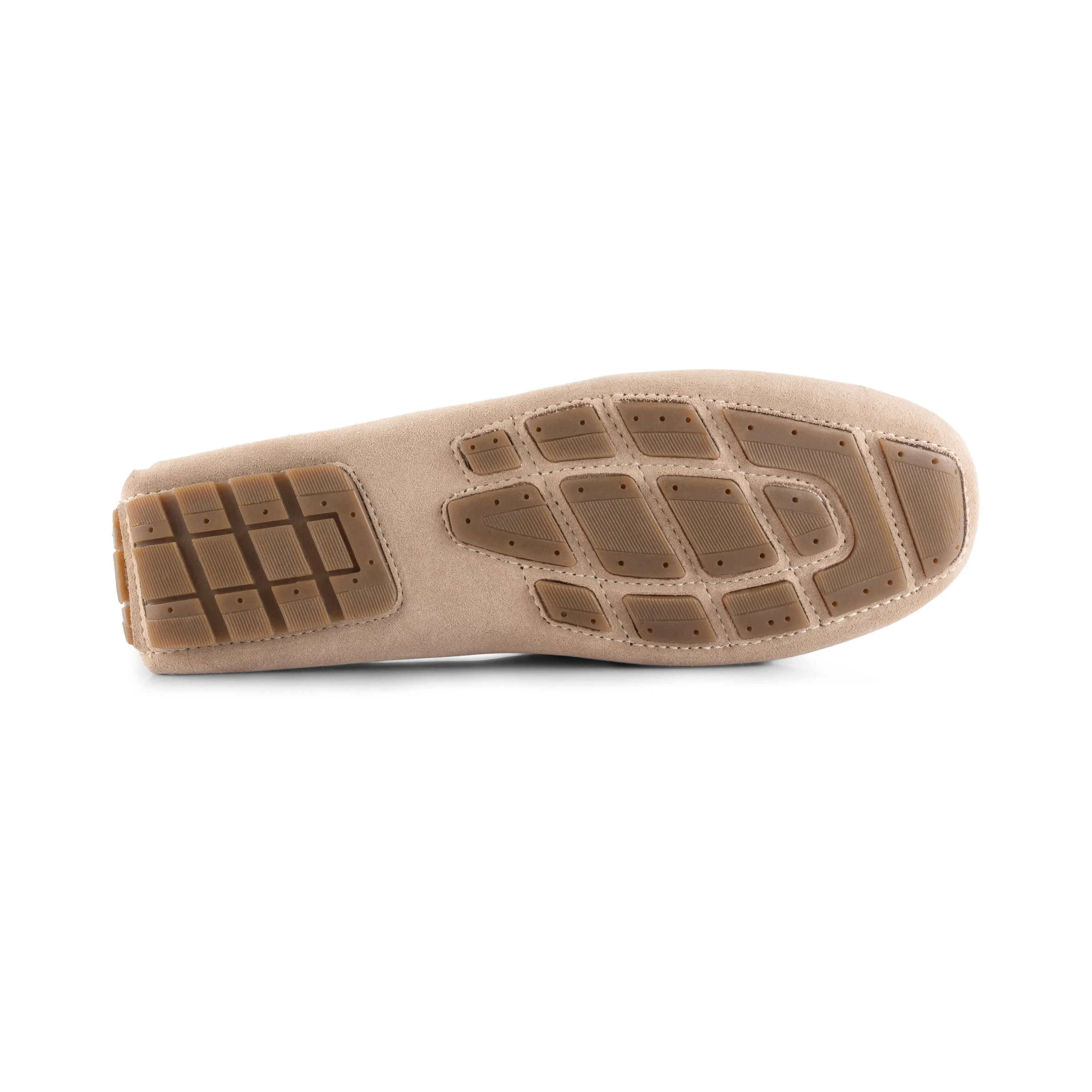 Jackson Suede Leather Driving Loafer - Sand