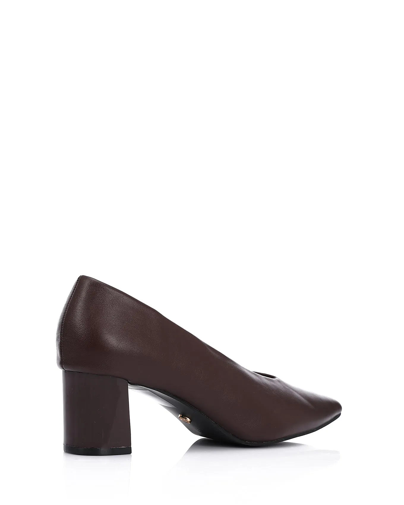 JAL-DVTV-002 Solid Pointed Toe Cap Mid Heels