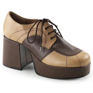JAZZ-06 Tan PU Brown