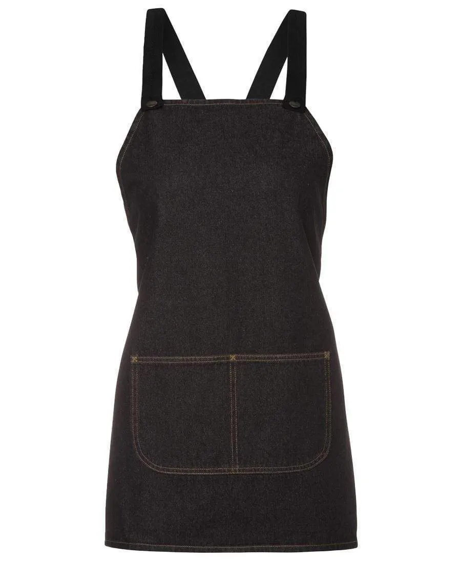 JB'S Cross-Back Bib Denim Apron (Without Strap) 5ACBB