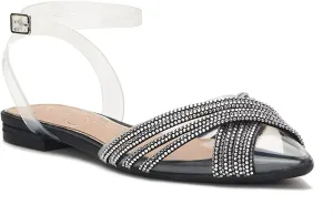 Jessica Simpson Women's Chavi Embellished Evening Flat Ballet