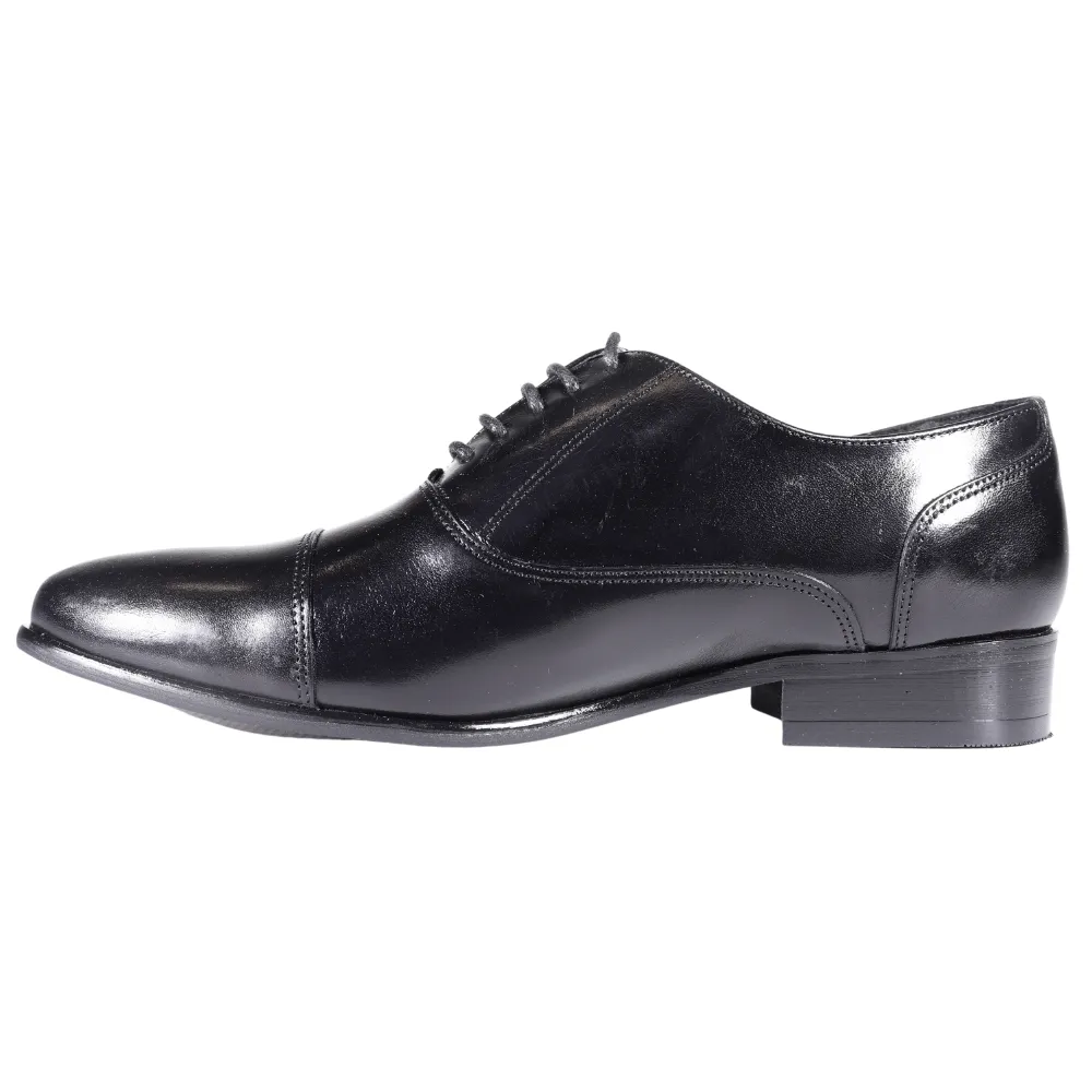John Drake Oxford Toe-Cap in Black