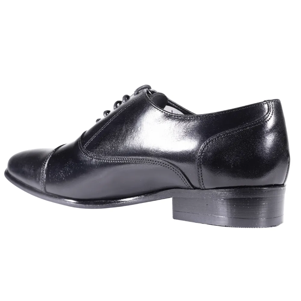 John Drake Oxford Toe-Cap in Black