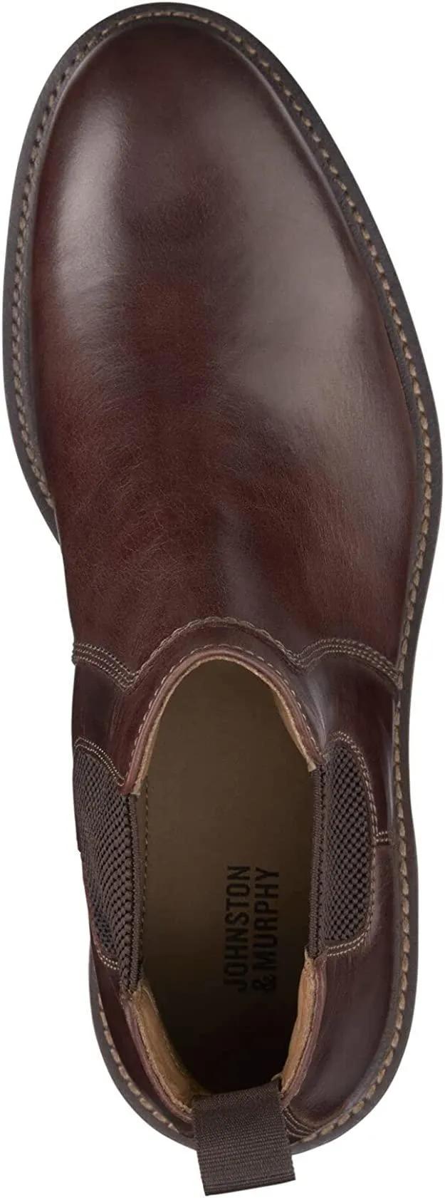 Johnston & Murphy Men's Barrett Size 12 Tan Oiled Suede Chelsea Boots