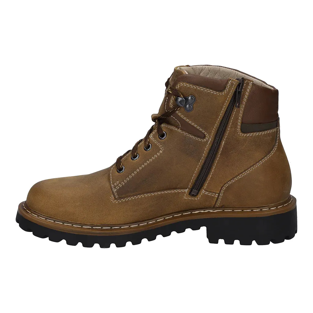 Josef Seibel Men's Chance 51 Waterproof Leather Casual Boots Castagne Brown