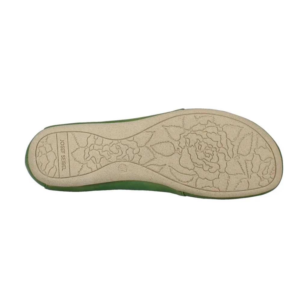 Josef Seibel Women's Fiona 04 Slip-On Leather Lace Up Shoes India Green