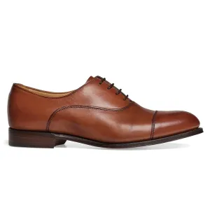 Joseph Cheaney Women's Louise Capped Oxford Shoes Dark Leaf Brown