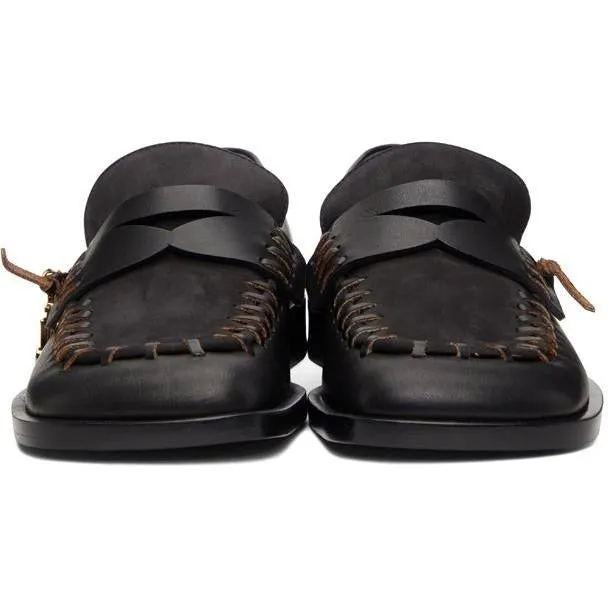 JW Anderson Black Antick Loafers