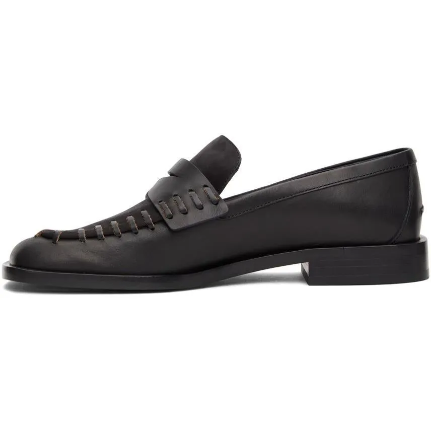 JW Anderson Black Antick Loafers
