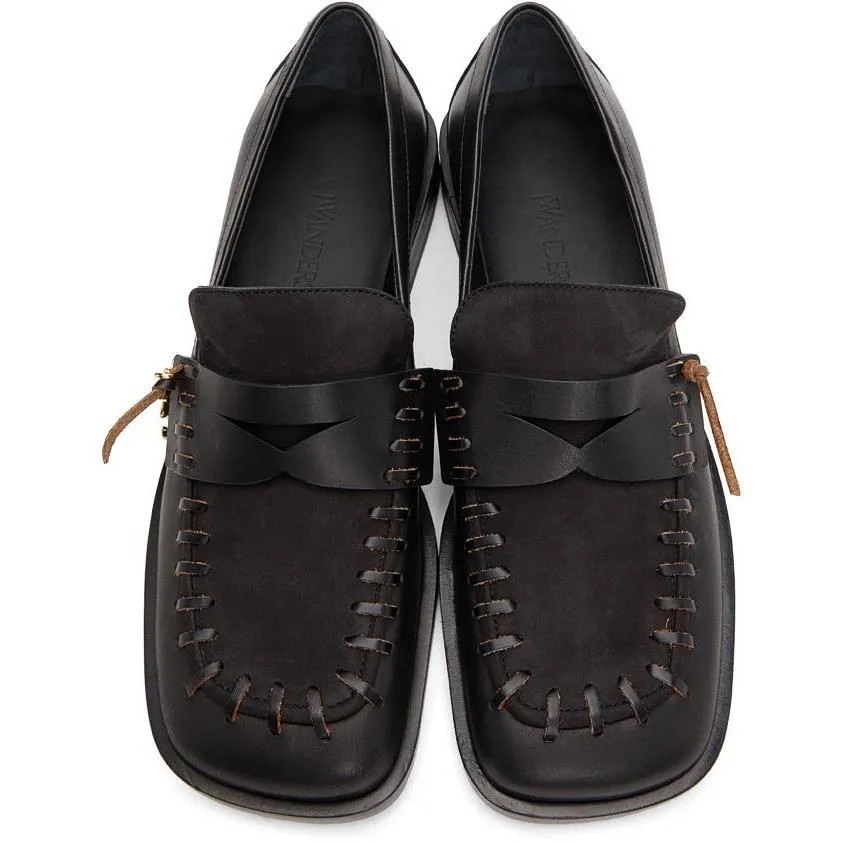 JW Anderson Black Antick Loafers