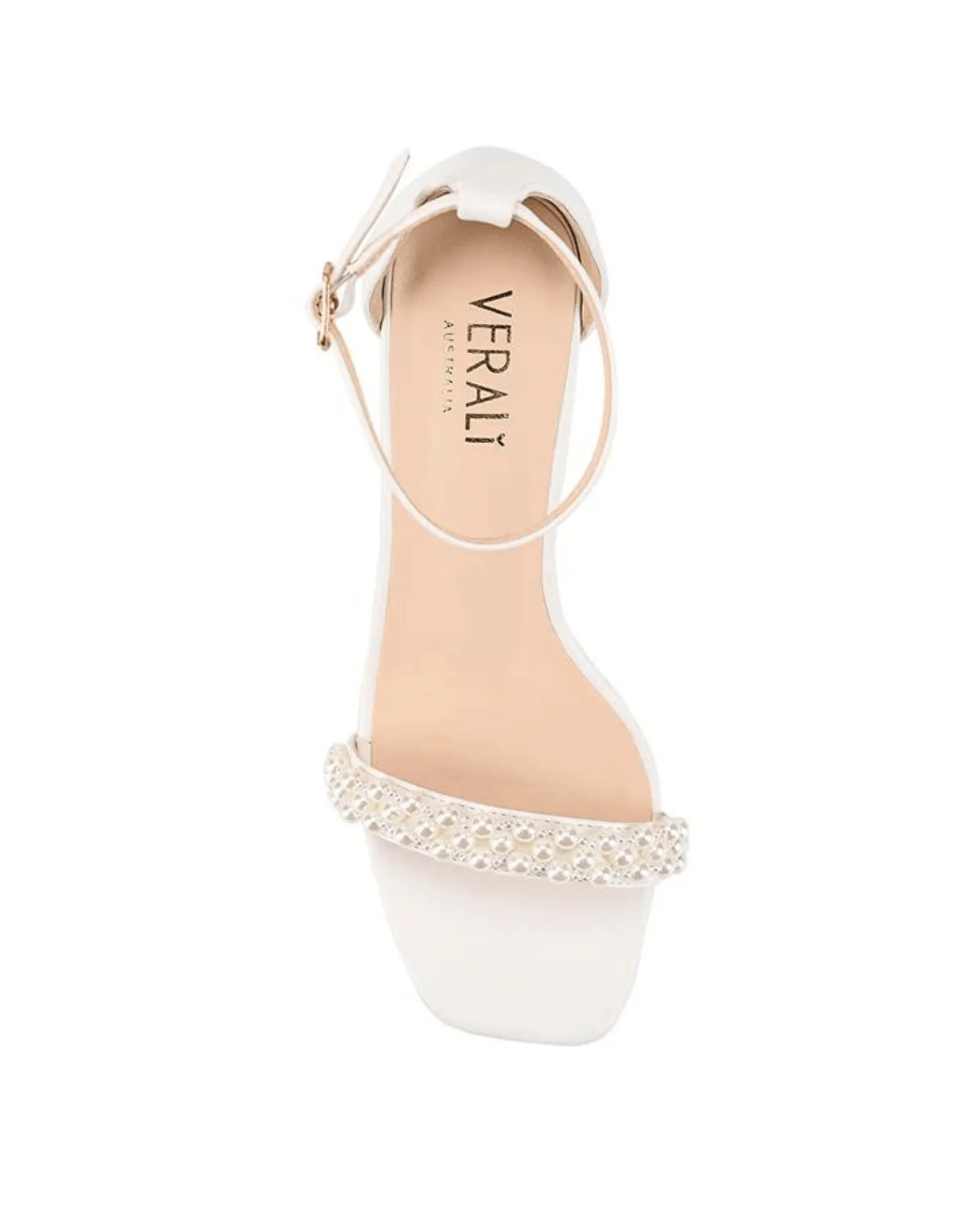 KAITLYN HEELS CHALK PEARL