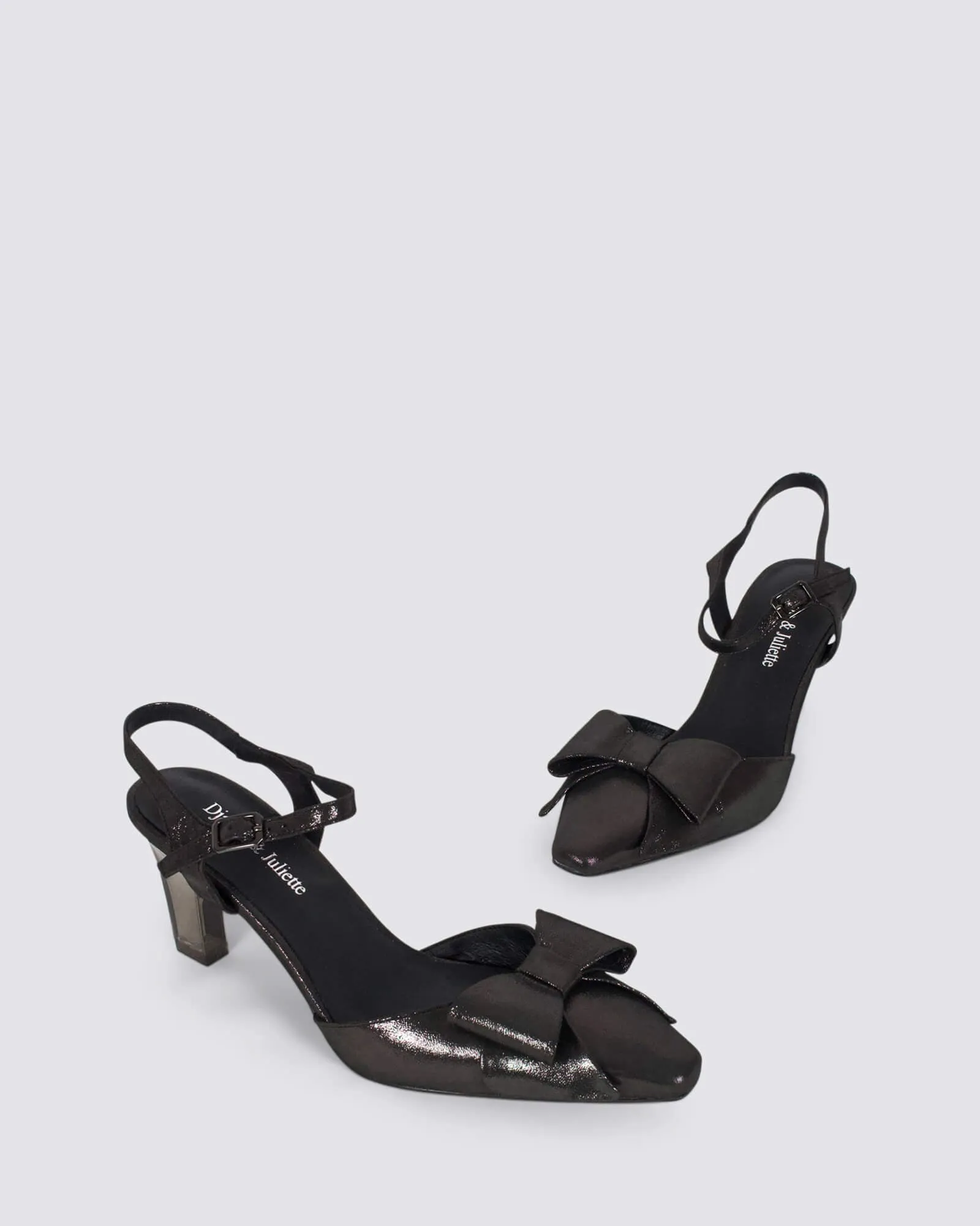 KIMBLEY HEELS BLACK JEWELS