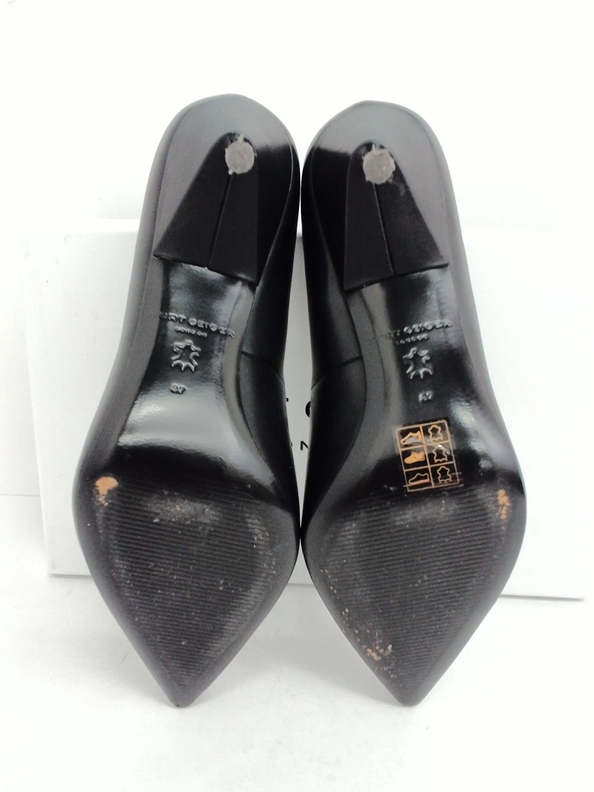 Kurt Geiger Women's Britton 90 Black Leather Heels size 37