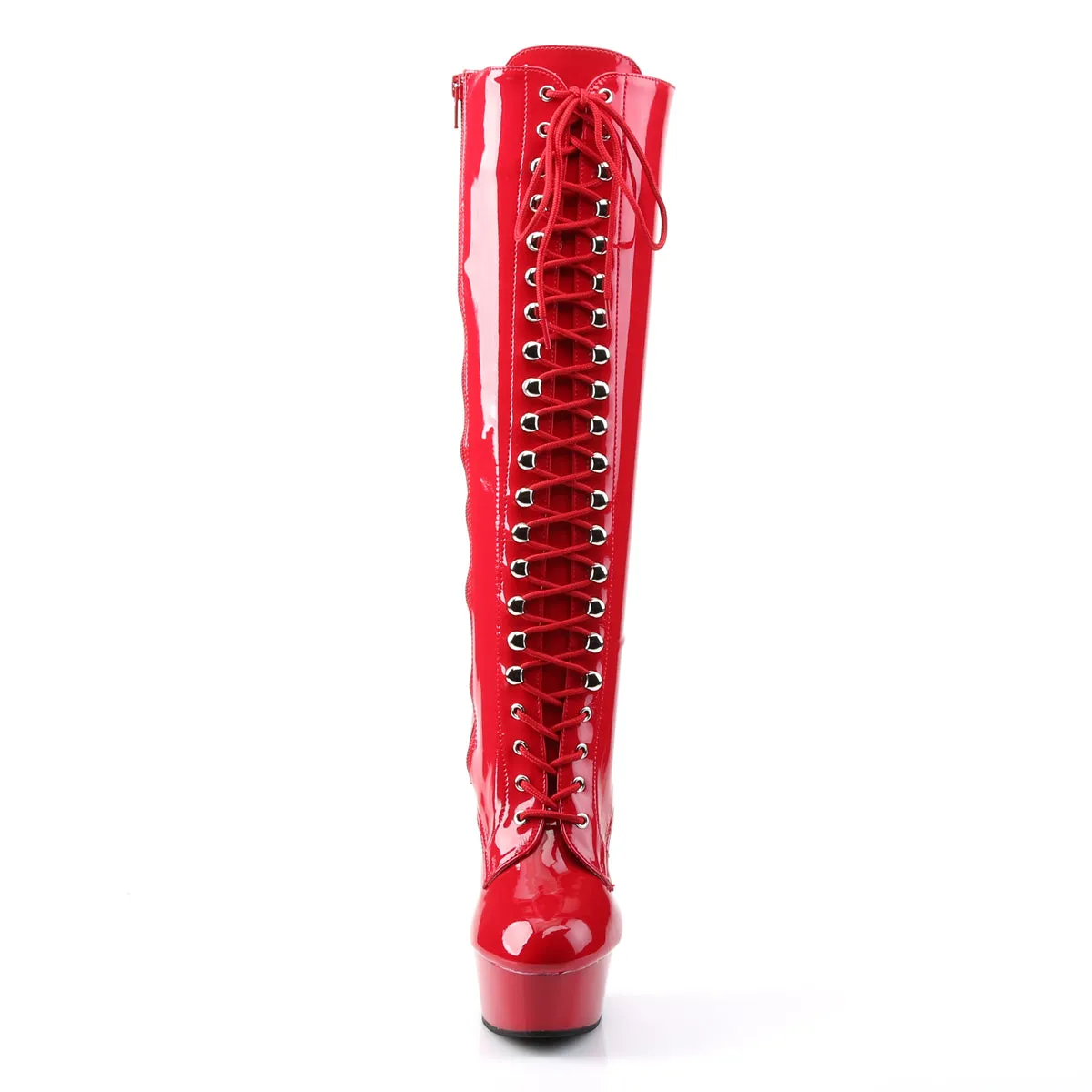 Lace-up Knee Boot with 6-inch Heel 4-colors DELIGHT-2023