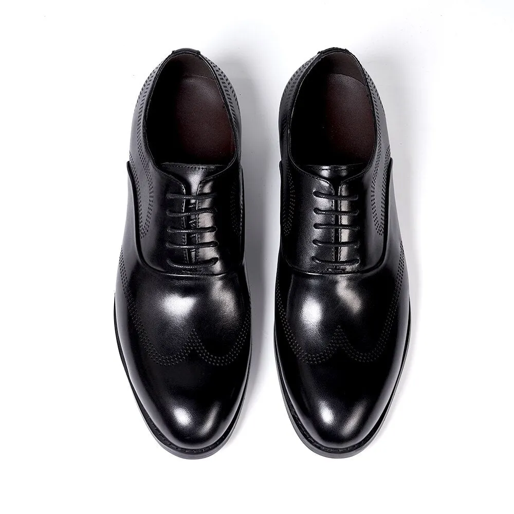 Lace-Up Wingtip Men's Oxford Shoes