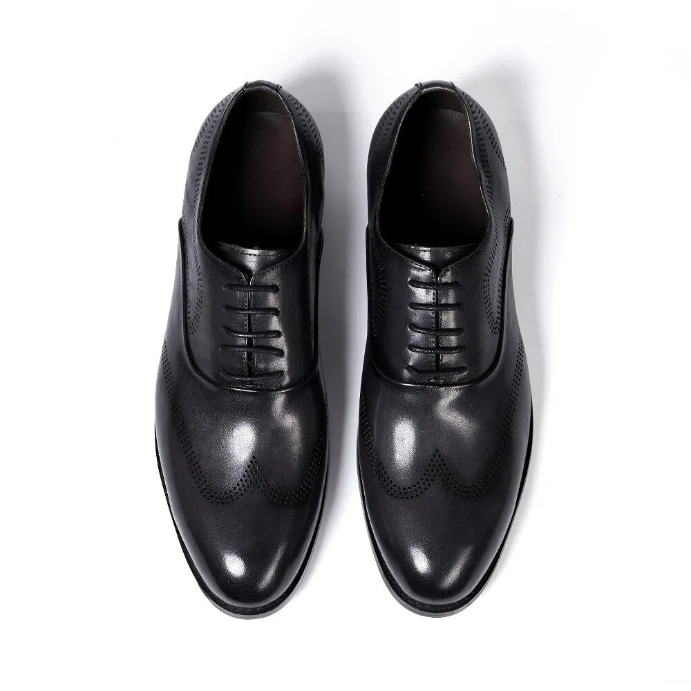 Lace-Up Wingtip Men's Oxford Shoes