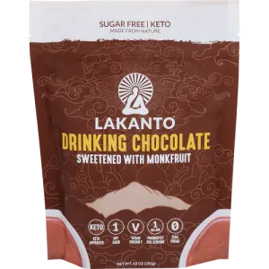 Lakanto, Drinking Chocolate Sweetened with Monk Fruit, 10 oz
 | Pack of 8