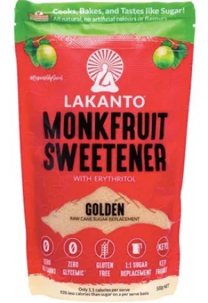 Lakanto Monkfruit Sweetener Golden with Erythritol 500g