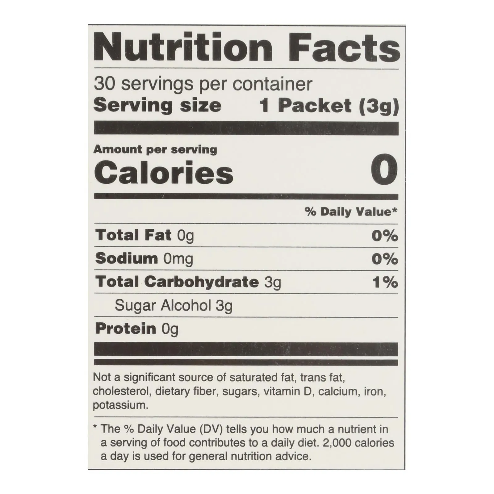 Lakanto Zero-Calorie Monk Fruit Sweetener Sticks - 8 Pack, 30 Count - 3.17 Oz.