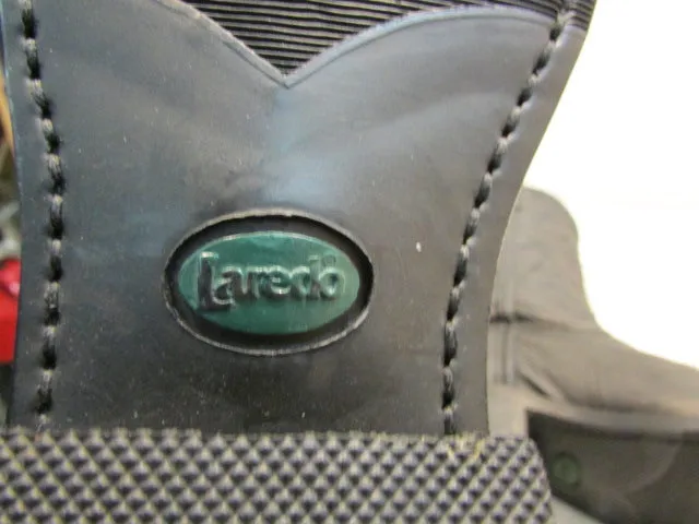 Laredo Black Pig Trucker Western Boots