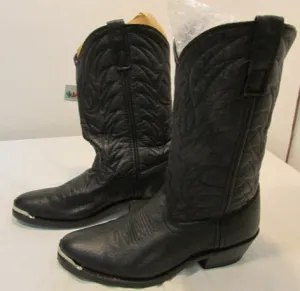 Laredo Black Pig Trucker Western Boots