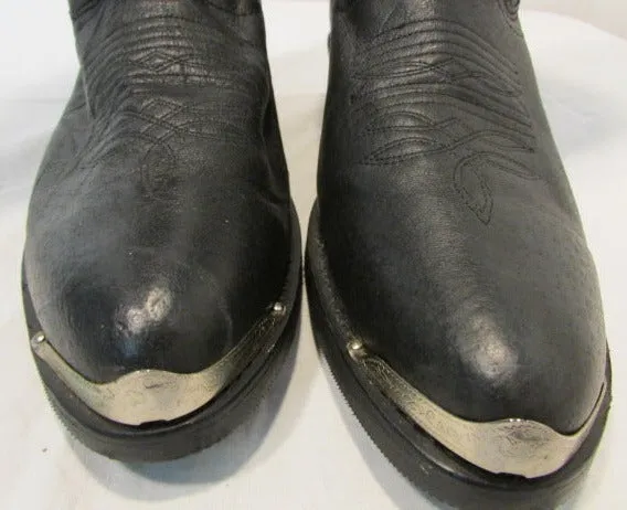 Laredo Black Pig Trucker Western Boots